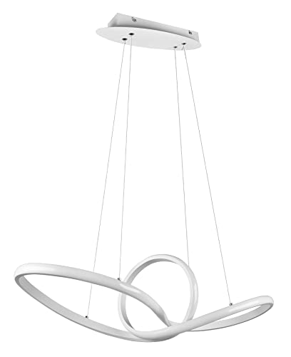 Reality Leuchten LED Pendelleuchte Sansa R32751131, Metall Weiß matt, inklusiv 28 Watt LED, Switch Dimmer Reality Leuchten LED Pendelleuchte Sansa R32751131, Metall Weiß matt, inklusiv 28 Watt LED, Switch Dimmer von RL LIVE YOUR LIGHT