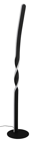 RL LIVE YOUR LIGHT Reality Leuchten LED Stehleuchte Ginko R45791132, Metall Schwarz matt, inkl. 19 Watt LED von RL LIVE YOUR LIGHT