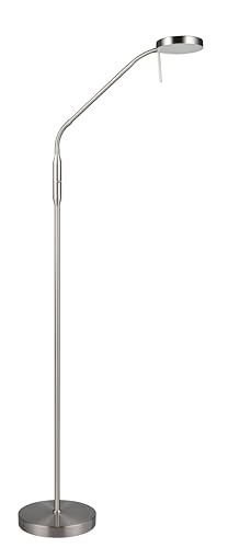 Reality Leuchten LED Stehleuchte Moreno R44561107, Metall Nickel matt, 3 Watt LED, Akku mit Ladestation, Sensordimmer, Lichtfarbe einstellbar Reality Leuchten LED Stehleuchte Moreno R44561107, Metall Nickel matt, 3 Watt LED, Akku mit Ladestation, Sensordimmer, Lichtfarbe einstellbar von RL LIVE YOUR LIGHT