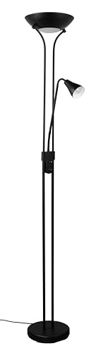 Reality Leuchten LED Stehleuchte Scotty R41651332, Metall Schwarz Matt, 2x 7W E24 + 1x 4.5W E14, Switch Dimmer, Flex Reality Leuchten LED Stehleuchte Scotty R41651332, Metall Schwarz Matt, 2x 7W E24 + 1x 4.5W E14, Switch Dimmer, Flex von RL LIVE YOUR LIGHT
