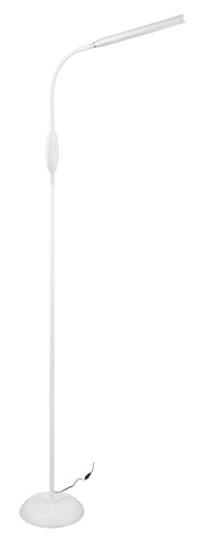 Reality Leuchten LED Stehleuchte Toro R47641101, Kunststoff Weiß matt, inkl. 5 Watt LED, Touch Dimmer, Lichtfarbe wechselbar, Flexarm Reality Leuchten LED Stehleuchte Toro R47641101, Kunststoff Weiß matt, inkl. 5 Watt LED, Touch Dimmer, Lichtfarbe wechselbar, Flexarm von RL LIVE YOUR LIGHT
