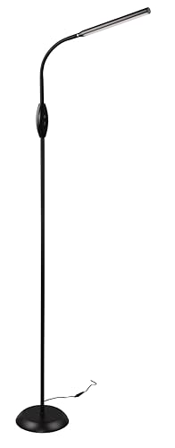 Reality Leuchten LED Stehleuchte Toro R47641102, Kunststoff Schwarz matt, inkl. 5 Watt LED, Touch Dimmer, Lichtfarbe wechselbar, Flexarm Reality Leuchten LED Stehleuchte Toro R47641102, Kunststoff Schwarz matt, inkl. 5 Watt LED, Touch Dimmer, Lichtfarbe wechselbar, Flexarm von RL LIVE YOUR LIGHT
