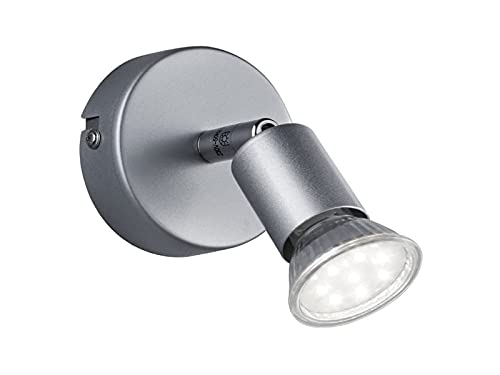 Reality Leuchten R86911187 Paris A+, LED Wandspot, Metall, 3 W, GU10, Titanfarbig, 8 x 8 x 11 cm Reality Leuchten R86911187 Paris A+, LED Wandspot, Metall, 3 W, GU10, Titanfarbig, 8 x 8 x 11 cm von RL LIVE YOUR LIGHT