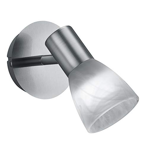 Reality Leuchten Wandspot Visto R82231107, Metall Nickel matt, Glas alabasterfarbig weiß, exkl. 1x E14 Reality Leuchten Wandspot Visto R82231107, Metall Nickel matt, Glas alabasterfarbig weiß, exkl. 1x E14 von RL LIVE YOUR LIGHT
