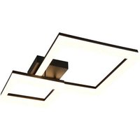 Deckenleuchte Deckenlampe Wohnzimmerlampe Metall schwarz SMD LED L 62 cm von RL