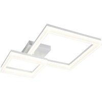 Deckenleuchte Deckenlampe Wohnzimmerlampe Metall weiß SMD LED L 62 cm von RL