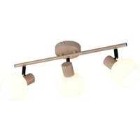 Deckenleuchte Wandlampe Flurleuchte warm beige Metall E14 3-flammig L 45 cm Deckenleuchte Wandlampe Flurleuchte warm beige Metall E14 3-flammig L 45 cm von RL