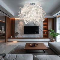 Deckenleuchte Wohnzimme RL ampe Deckenlampe Schlafzimme RL euchte im Blüten Design, Metall Kunststoff Chrom weiß, 3x E14, DxH 70x73 cm von RL