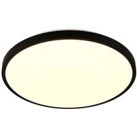 LED Deckenleuchte Deckenlampe Wohnzimmerlampe schwarz Dimmbar Fernbedienung D 49cm von RL
