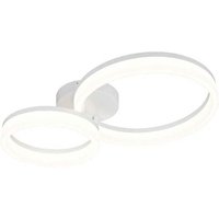 LED Deckenleuchte Deckenlampe Wohnzimmerlampe weiß modern B 51 cm von RL