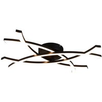 LED Deckenleuchte Deckenlampe Wohnzimmerleuchte schwarz 2500lm B 60 cm von RL