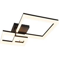 LED Deckenleuchte Wohnzimmerlampe Schlafzimmerleuchte schwarz SMD 32W B 65 cm von RL