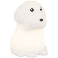 Nachtlicht Beistelllampe Dekolampe Weiß RGB Hund Farbwechsler Touch LED H 15,5cm von RL