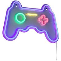 Wandleuchte Wandlampe LED Gamepad Design transparent USB C Schnurschalter B 41cm Wandleuchte Wandlampe LED Gamepad Design transparent USB C Schnurschalter B 41cm von RL
