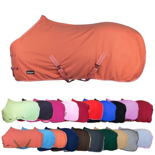 RL24 - Abschwitzdecke mit Kreuzgurt BASICLINE Coralle 145cm von RL24