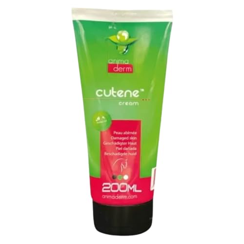 RL24 Animaderm - Wundheilcreme Cutene – Wundsalbe für Pferde – regeneriert geschädigte Pferdehaut – Wundheilsalbe für alle Hautprobleme – Heilsalbe – Pferdepflege – 1 x 200 ml RL24 Animaderm - Wundheilcreme Cutene – Wundsalbe für Pferde – regeneriert geschädigte Pferdehaut – Wundheilsalbe für alle Hautprobleme – Heilsalbe – Pferdepflege – 1 x 200 ml von RL24