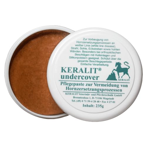 RL24 Keralit - Undercover – ideale Strahlpflege für Pferde in Offenstallhaltung – Hufpflege bei Strahlfäule – gut haftende Strahlpflegepaste – Pflege des Hufstrahls – 1 x 235 g RL24 Keralit - Undercover – ideale Strahlpflege für Pferde in Offenstallhaltung – Hufpflege bei Strahlfäule – gut haftende Strahlpflegepaste – Pflege des Hufstrahls – 1 x 235 g von RL24