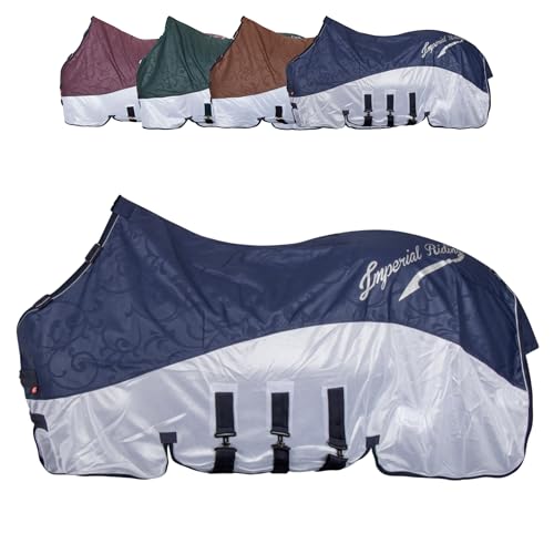 RL24 - Regen- & Fliegendecke 600D IRHSuper-Dry von Imperial Riding – Pferdedecke mit Mesh, Bauchklappe & Schweifklappe – atmungsaktive Regendecke für Pferde in Navy – Größe 115cm RL24 - Regen- & Fliegendecke 600D IRHSuper-Dry von Imperial Riding – Pferdedecke mit Mesh, Bauchklappe & Schweifklappe – atmungsaktive Regendecke für Pferde in Navy – Größe 115cm von RL24