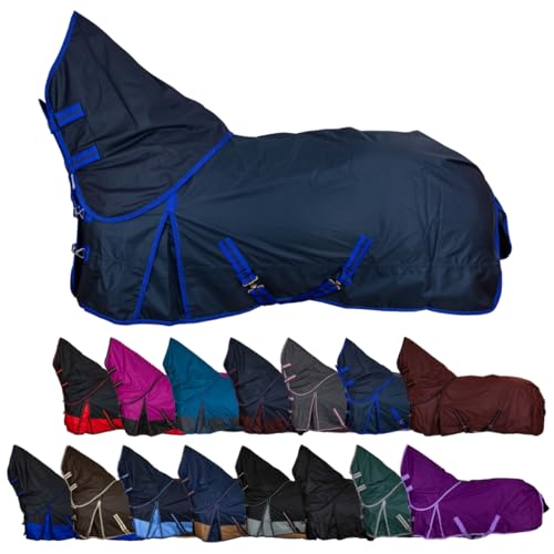 RL24 - Weidedecke Full Neck Basicline 600D Polarfleecefutter – als Regendecke & Übergangsdecke – wasserdichte Outdoordecke mit Kreuzbegurtung – Pferdedecke in Dunkelblau – Größe 135cm RL24 - Weidedecke Full Neck Basicline 600D Polarfleecefutter – als Regendecke & Übergangsdecke – wasserdichte Outdoordecke mit Kreuzbegurtung – Pferdedecke in Dunkelblau – Größe 135cm von RL24