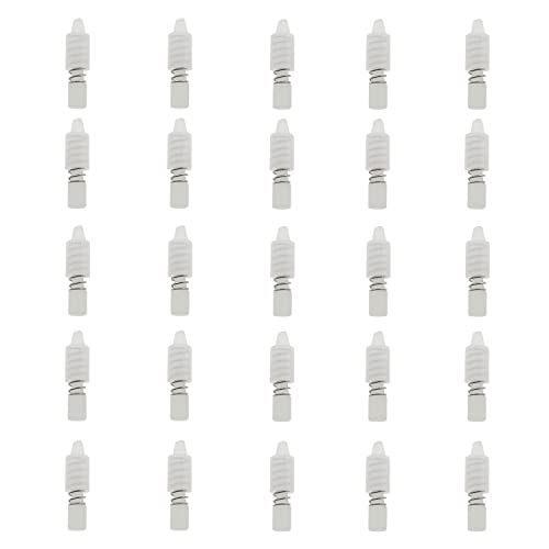 Heatsink Cooler Mount Pin RLECS 25pcs PC Heatsink Cooling Fan Spring Rivet Fastener Push Pin Mounting Screw for PC GPU VGA Card Northbridge Chipset Cooling Fan Cooler Heatink, White von RLECS