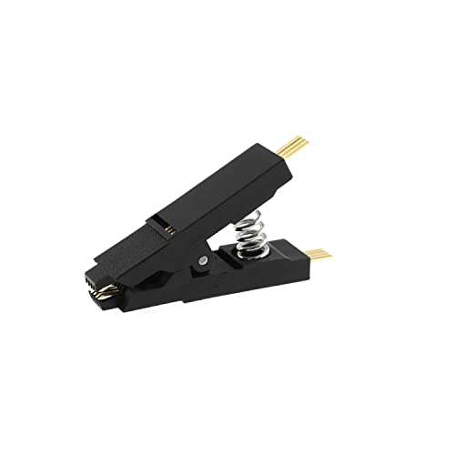 IC Test Clip RLECS SOIC8/SOP8 Flash Chip IC Testklemme ohne Kabel, schwarz 8 Pin Programmierer Testclip IC Test Clip RLECS SOIC8/SOP8 Flash Chip IC Testklemme ohne Kabel, schwarz 8 Pin Programmierer Testclip von RLECS