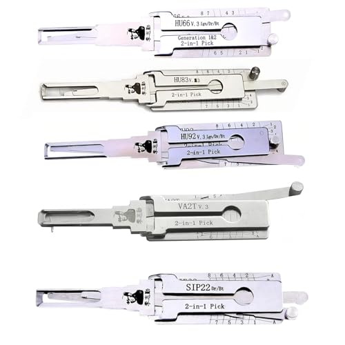 5 Stück HU66 v3 VA2T HU83 HU92 SIP22 2 in 1 Auto Lock Pick Dietrich Dietrich und Decoder für Auto Autoschlüssel Leser Professionelle Schlosserwerkzeuge 5 Stück HU66 v3 VA2T HU83 HU92 SIP22 2 in 1 Auto Lock Pick Dietrich Dietrich und Decoder für Auto Autoschlüssel Leser Professionelle Schlosserwerkzeuge von RLOKK