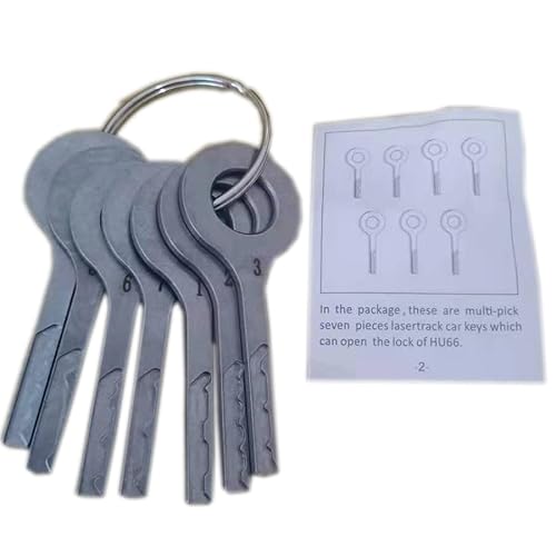 Auto HU66 Lock Pick Tools Set Schlosser Werkzeuge Multi-Pick 7-teilig Lasertrack Autoschlüssel von RLOKK