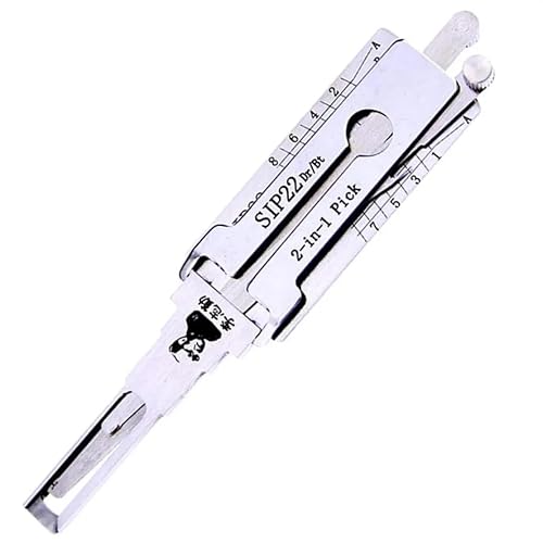 Auto Lock Pick SIP22 LiShi 2-in-1 Dietrich und Decoder für Auto, Autoschlüsselleser, professionelle Schlosserwerkzeuge von RLOKK
