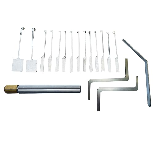Combination Kaba Lock Opener Picking Lock Pick Set, Professional Locksmith Tools, 15pcs Dimple Kaba Lock Pick Set von RLOKK