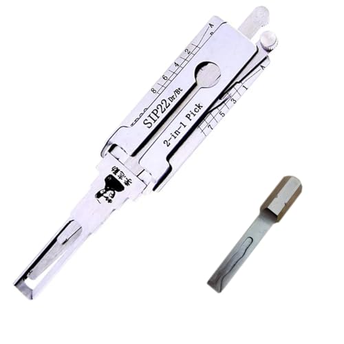 Professionelles Dietrich-Set für Auto, 2-in-1 Dietrich-Werkzeug und Power-Schlüssel-Kombination (SIP22-Set) von RLOKK
