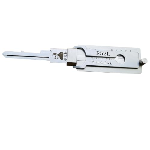 Professionelles Schlosserwerkzeug für Haustürschloss, ziviles LiShi 2-in-1-Dietrich- und Decoder-Werkzeug, Lockpicking und Schlüsselleser (R52L) von RLOKK