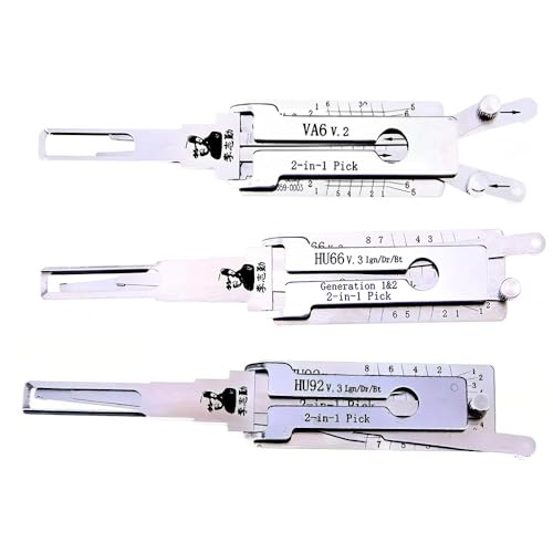 VA6 HU66 v3 HU92 2 in 1 Auto Lock Pick Dietrich Dietrich und Decoder für Auto Autoschlüssel Leser Professionelle Schlosserwerkzeuge von RLOKK