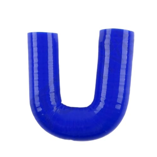 Kühlerschlauch 180-Grad-Reduzierbogen, universeller Silikon-Ladeluftkühler-Turbo-Ansaugschlauch, Schlauchsatz, 170 mm Länge Gummi Schlauch(180 ID60-70MM 4ply) von RLVYTA