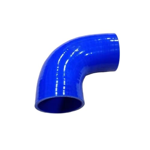 Kühlerschlauch Blauer Silikonschlauchanschluss, robuster Winkel, SAP-Rohr, Ladeluftkühler, Turbo-Ansaugrohr, Ersatz-ID 16–76 mm, 45 90 Gummi Schlauch(90 Degree,ID 16mm) von RLVYTA