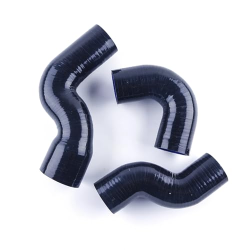 Kühlerschlauch Fit Für Land Rover Discovery 2 TD5 Silikon Turbo Intercooler Schlauch Rohr Kit Gummi Schlauch(Black) von RLVYTA
