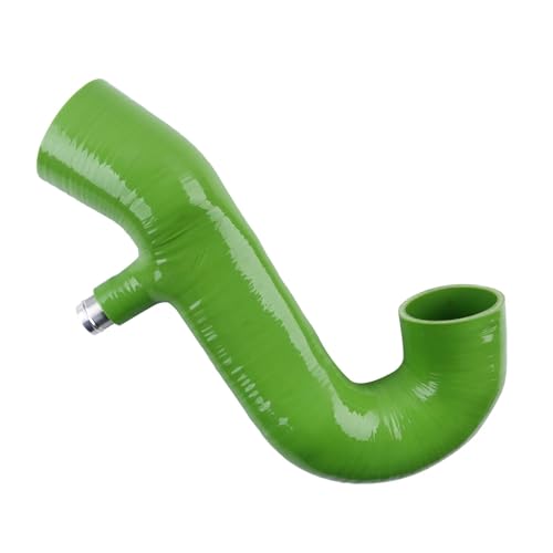 Kühlerschlauch Passend für Fiat Abarth 500 595 695 Garrett Turbo 180PS 180HP Silikon Air Intake Induction Schlauch Rohr Schläuche Gummi Schlauch(Green) von RLVYTA