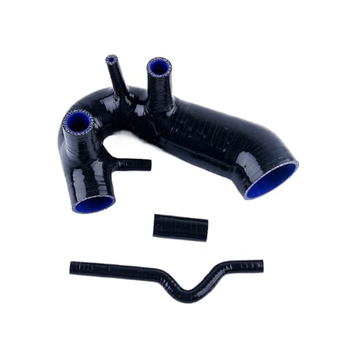 Kühlerschlauch Silikon-Ansaugschlauch passend für AUDI A4 passend für VW Passat B5 1.8T 1994-2005 TURBO Gummi Schlauch(Black) von RLVYTA