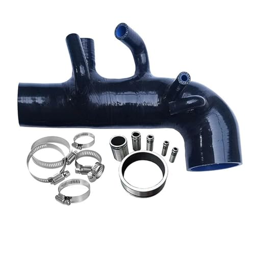 Kühlerschlauch Silikon-Turbo-Einlassschlauch, passend für Subaru Impreza WRX EJ20 EJ25 (2002–2007), passend für Forester SG5 XT 2.5 Turbo EJ255 MK7–8 Gummi Schlauch von RLVYTA