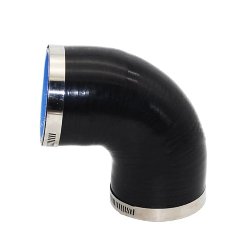 Kühlerschlauch Universal Silikon Schläuche Schlauch 90 Grad Stecker Auto Ladeluftkühler Turbo Ansaugrohr Koppler Multi Größe Gummi Schlauch(63MM) von RLVYTA