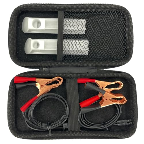 RLVYTA Auto Kraftstoffeinspritzer Kraftstoff Injektor Flush Reiniger Waschen Adapter Reinigung Werkzeug Mit 2 Power Kabel Düse Waschen Set Mit Lagerung Box Einspritzdüsen(4pcs with Box) von RLVYTA