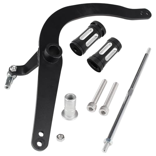 RLVYTA Fußschalthebel Getriebe Shifter Ferse-Zehe Schalthebel + Stange Fit Für Kawasaki Vulcan S ABS/SE/Cafe 2015-2023 Schalthebel(Style B Black) von RLVYTA