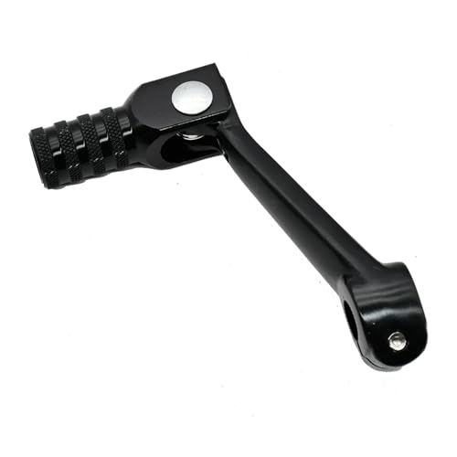 RLVYTA Fußschalthebel Klappbarer CNC-Aluminium-Schalthebel, passend für Kayo T2 T4 T4L ATV Dirt Bike Pit Bikes Motorrad Schalthebel(Black) von RLVYTA