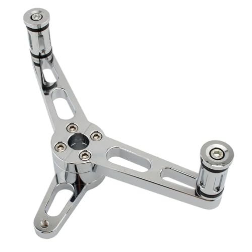 RLVYTA Fußschalthebel Motorrad Ferse Kappe Getriebe Schalthebel Vorwärts Control Shifter Fußrasten Stange Linkage Fit Für Harley Sportster XL 883 1200 Schalthebel(B Chrome) von RLVYTA