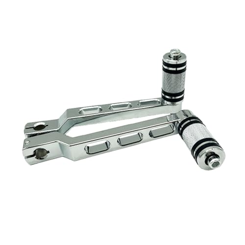 RLVYTA Fußschalthebel Motorrad Ferse Kappe Schalthebel Shifter Pegs Fit Für Harley Touring Road King Electra Glide Road Glide Softail Fatboy FLST Schalthebel(F) von RLVYTA