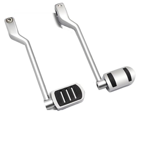 RLVYTA Fußschalthebel Motorrad Ferse Kappe Shifter Fit Für Harley Davidson Softail Springer Electra Glide Road King Fat Boy FLHX FLS Straße CVO Schalthebel(Chrome Set) von RLVYTA