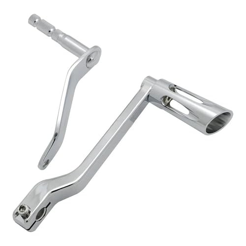 RLVYTA Fußschalthebel Motorrad Schalthebel Shifter Pegs Ferse Toe Pedal Vorwärts Kontrollen Fit Für Harley Softail Heritage Breakout 114 Schalthebel(E-Chrome) von RLVYTA