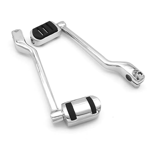 RLVYTA Fußschalthebel Motorrad Vorne Hinten Hebel Shifter Ferse Toe Shift Fußrasten Pedal Fit Für Harley Touring 1988-2024 Road King Softail FL Schalthebel(Electroplate) von RLVYTA
