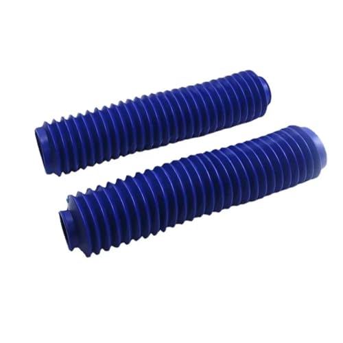 RLVYTA Vorderradgabelschutz 40mm Gabel Motorrad Blau Gummi Boot Universal Staub Jacke Abdeckung Dirt Off Bike von RLVYTA