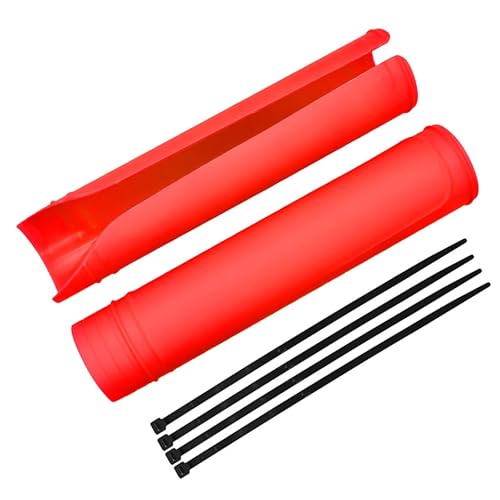 RLVYTA Vorderradgabelschutz Motorrad Gabel Abdeckung Stoßdämpfer Schutz Protector Fit Für Honda CRF 80 R 85R 150R 250R 450R 250X 450X 150F 230 F 150L 250(Red) von RLVYTA