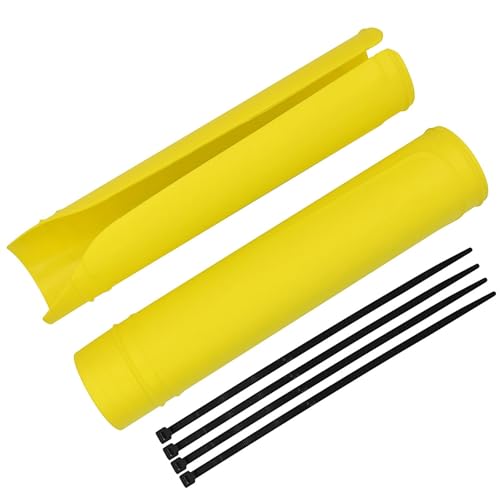 RLVYTA Vorderradgabelschutz Motorrad Gabel Abdeckung Stoßdämpfer Schutz Protector Fit Für Honda CRF 80 R 85R 150R 250R 450R 250X 450X 150F 230 F 150L 250(Yellow) von RLVYTA